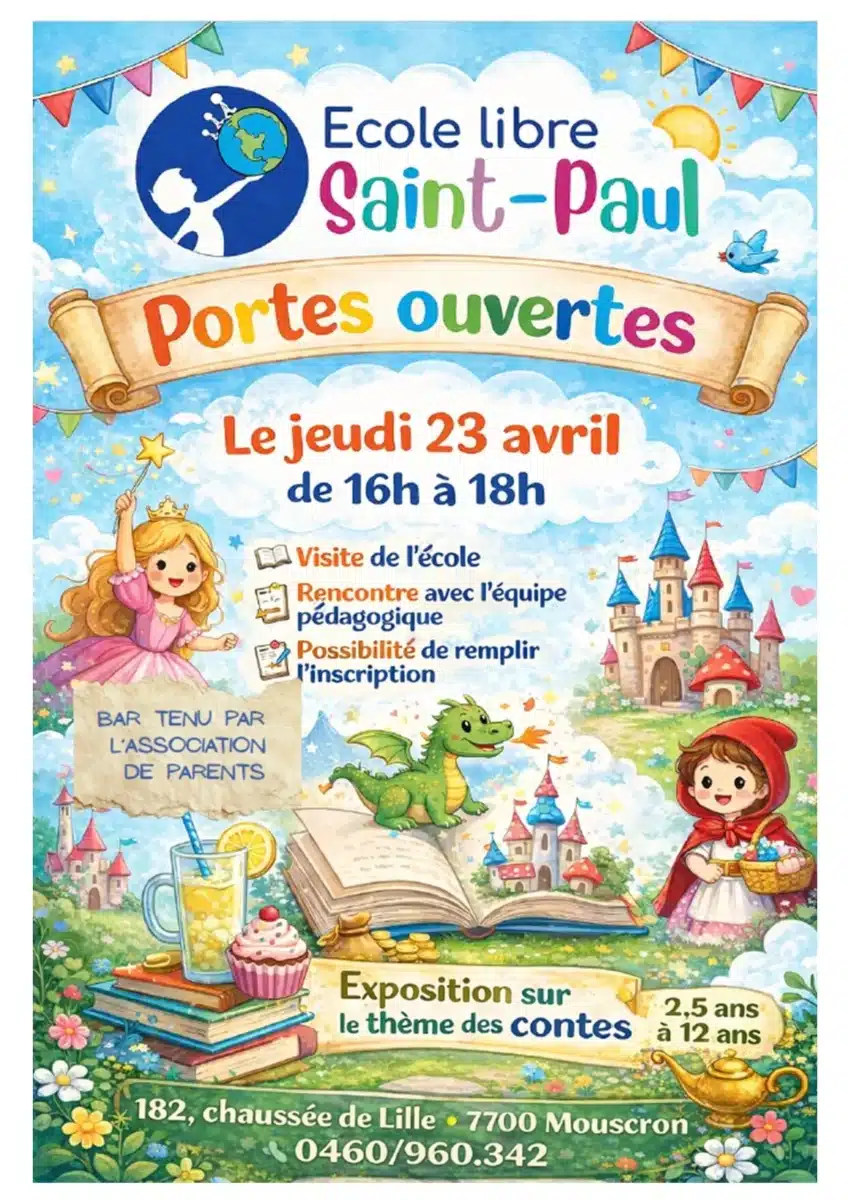 Affiche portes ouvertes St Paul 2026